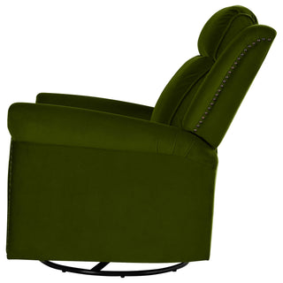 360 Degrees Swivel Recliner Manual Rocking Recliner Home With Adjustable Backrest