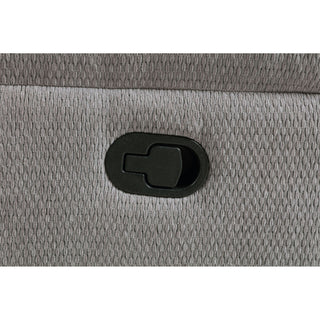 Sebring - Upholstered Glider Recliner Chair With Manual Recline And Smooth Gliding Motion - Gray
