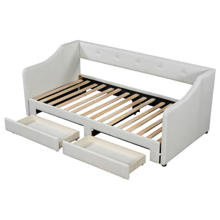Upholstered Daybed With 2 Drawers