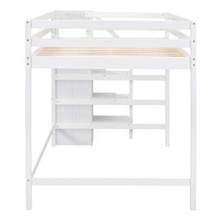 Loft Bed With Built In Storage Wardrobe And Staircase
