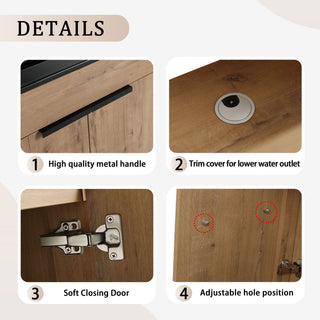 Freestanding Bathroom Vanity With Sink