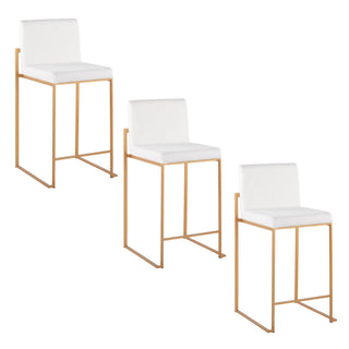 Fuji - Contemporary High Back Stylish Counter Stool