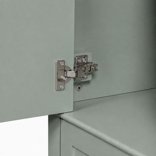 Bathroom Vanity With Sink, Soft Closing Door And Drawers - Light Green