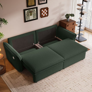 2 In 1 Convertible Sofa Bed, Multi Functional Living Room Furniture