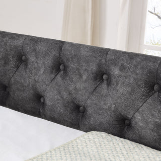 Upholstered Daybed With USB Charging & Pull Out Bed