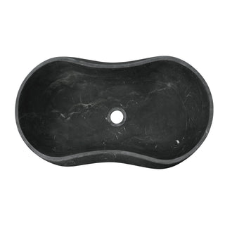 Bathroom Vessel Sink With Wavy Design