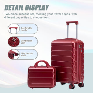 Spinner Luggage Set With Combination Lock