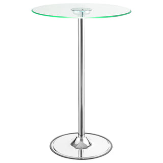Indra - LED Bistro Table - Chrome