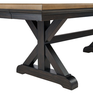 Montrose - Dining Table With 20" Leaf - Espresso And Brown