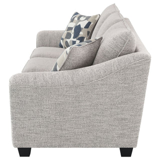 Mingle ] Upholstered Sofa - Light Gray