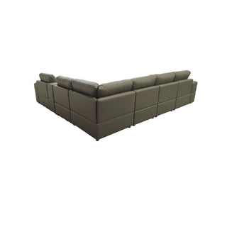 Modular Sectional With Large Square Arms, Custom Configuration