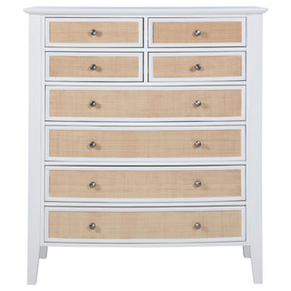 Talia - 8 Drawer Chest - White