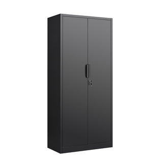 2 Door File Cabinet With Lock, 4 Adjustable Shelves, Heavy-Duty