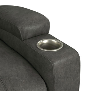 Kenmore - P1 Lift Chair With Heat Massage - Simba Dark Gray