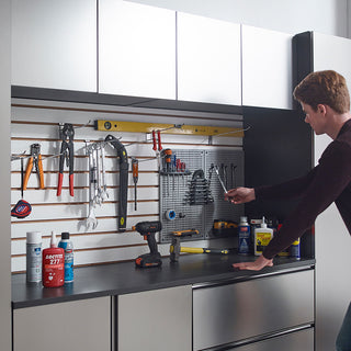 Nova Series - Wall Mounted Garage Cabinet - Dark Gray