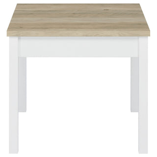 Quintara - 3 Piece Coffee Table Set - Natural / White