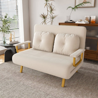 5 In 1 Convertible Sofa Bed For 2 With Adjustable Backrest