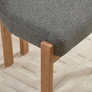 Dining Chairs With Ergonomic Backrest And Adjustable Feet (Set of 2)