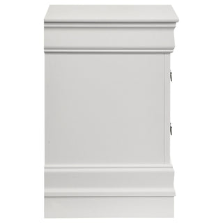 2 Drawer Nightstand - White