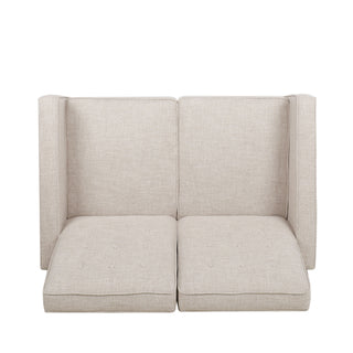 Manville - Contemporary Tufted Loveseat Pushback Recliner