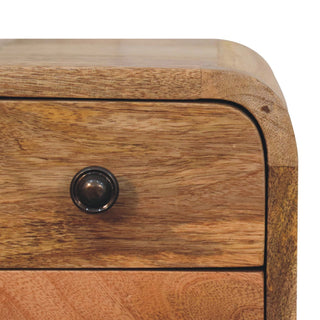 Curved Nightstand,