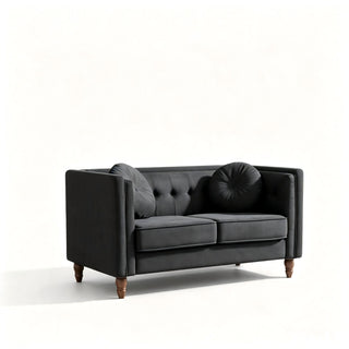 Chesterfield Loveseat 2 Seater Couch For Living Room