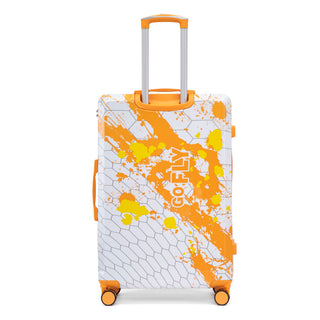 Luggage With Printed Pattern, Combination Lock