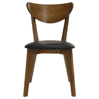 Linnea - 5 Piece Dining Set With Chairs - Dark Walnut