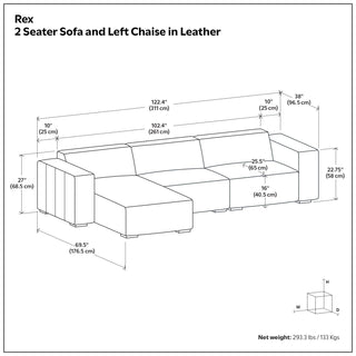 Rex - Handcrafted Sectional Sofa