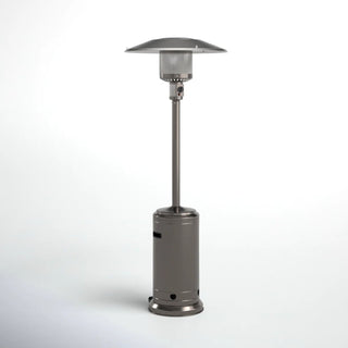 46000 Btu Propane Patio Heater - Steel Gray