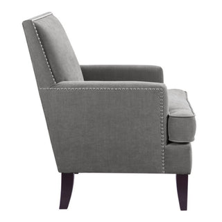 Colton - Track Arm Club Chair With Nailhead Trim