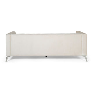 Contemporary 3 Seater Sofa With Button Tufting