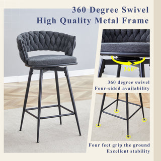 Modern Swivel Chair For Bar High Tables