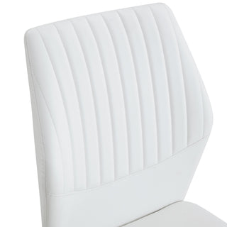 Luxury Simple High Resilience Dining Chair With Metal Legs