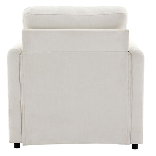 Cozy Upholstered Cushion Armchair For Living Room