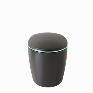 Unique Smart Toile With Built In Bidet, Auto Open / Close Seat, Foot Sensor, LED Display, Night Light, Warm Water & Dryer Ceramic
