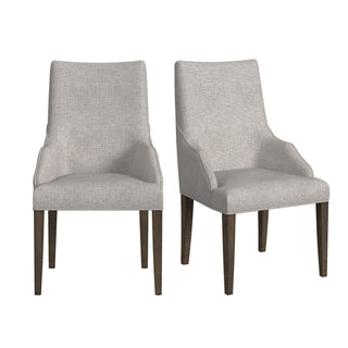 Yellowstone - Dining Host Chair (Set of 2) - Medium Brown