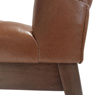 Upholstered Dining Chairs With Rubber Legs (Set of 2)