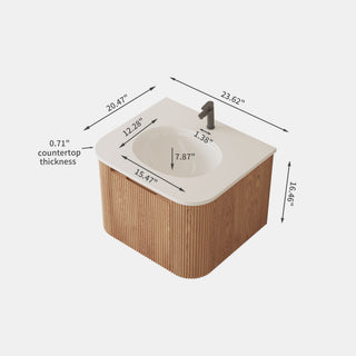 Wall Mounted Bathroom Vanity With Sink