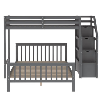 Loft Bed With Staircase And Storage