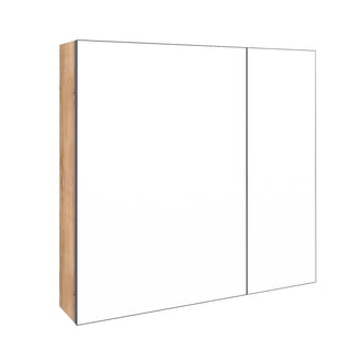 29.63" Wall Mounted Cabinet With Adjustable Shelves Storage Cabinet For Bathroom - Imitative Oak