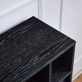 Fluted Sideboard Buffet Cabinet With 2 Doors And Adjustable Shelf, Storage Cabinet For Entryway