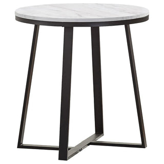 Melisa - 2 Piece Coffee And End Table Set - White Marble