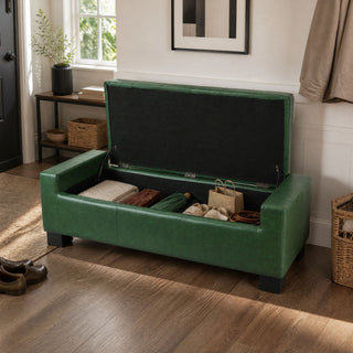 Tufted Storage Ottoman Bench