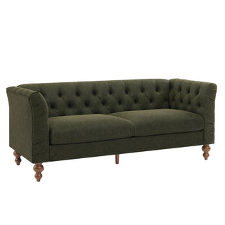 Chesterfield Sofa With Flared Arms For Living Room