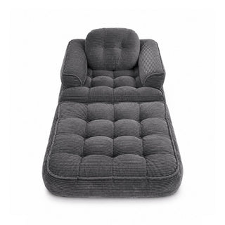 Convertible 2 In 1 Armrest Sofa For Bedroom