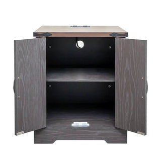 Nightstand With Adjustable Shelf