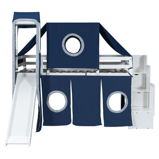 Loft Bed With Tent And Tower