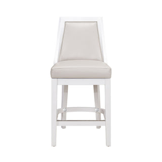 Modern Swivel Stool With Tall Back