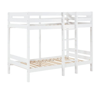 Esin - Twin Twin Bunk Bed - White